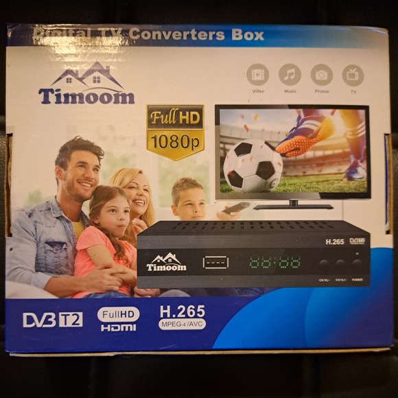 NIB Digital TV Converter Terrestrial Decoder 1080P - Picture 1 of 8
